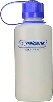 Nalgene HDPE Narrow Mouth Water Bottle 16oz by Nalgene - American Made