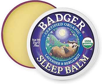 Badger Sleep Balm Lavender and Bergamot 0.75oz Tin by Badger - American Made