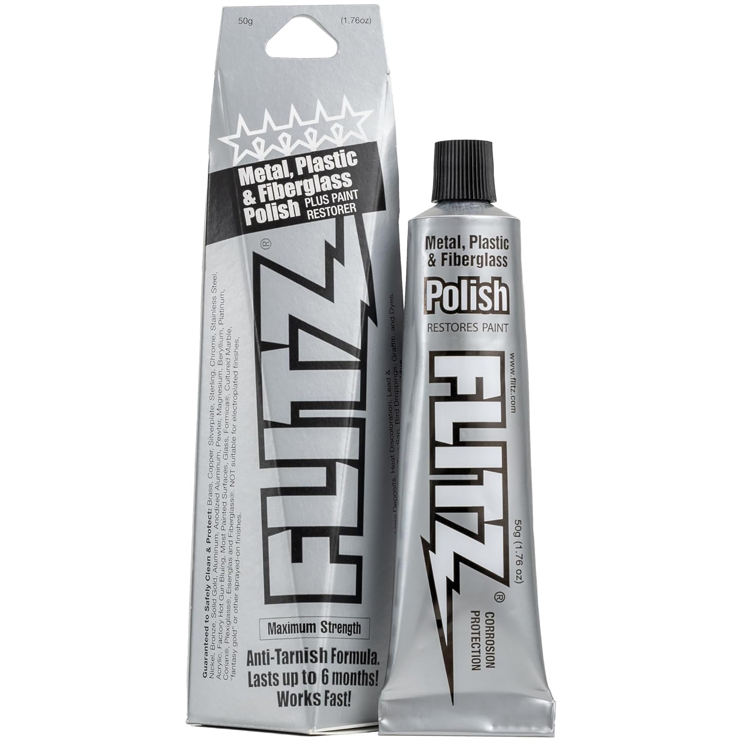 Flitz Multi-Purpose Metal Polish Paste 1.76 oz by Flitz - American Made