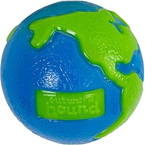 Planet Dog Orbee-Tuff Planet Ball Orange Glow-in-Dark, Medium by Planet Dog - American Made