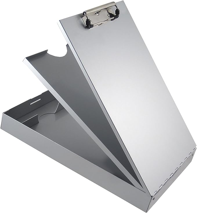 Saunders Cruiser-Mate Metal Clipboard with Storage Letter Size by Saunders Mfg - American Made