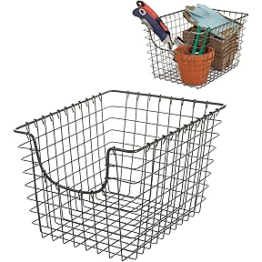 Spectrum Diversified Wire Vintage Locker Basket, Medium, Chrome by Spectrum Diversified - American Made