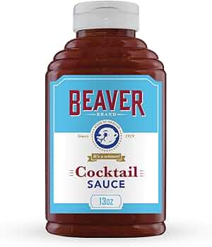 Beaver Brand Cocktail Sauce with Fresh-Grated Horseradish 13 oz by Beaver Brand - American Made