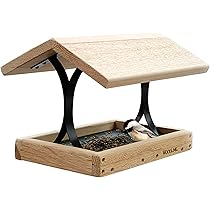 Woodlink Cedar Fly-Thru Bird Feeder Open Platform by Woodlink - American Made