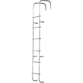 Surco 501L Universal RV and Motorhome Hinged Aluminum Exterior Ladder by Surco Products - American Made
