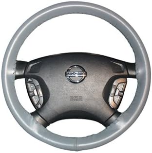 Wheelskins Original Leather Steering Wheel Cover Charcoal 15.5x3.75 by Wheelskins - American Made