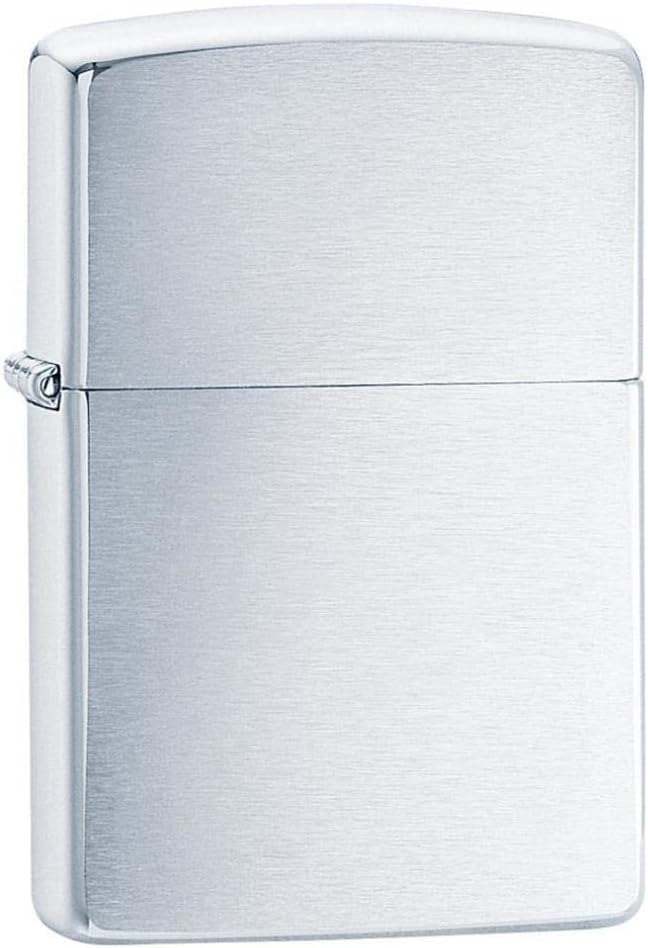 Zippo Armor Brushed Chrome Windproof Pocket Lighter by Zippo - American Made