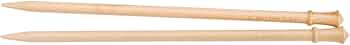 Brittany Single Point Knitting Needles 10 Inch Size 10 6mm Birchwood by Brittany Needles - American Made