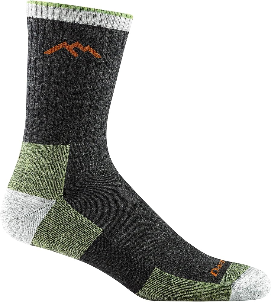 Darn Tough Men's Hiker Midweight Micro Crew Sock Style 1466 by Darn Tough Vermont - American Made