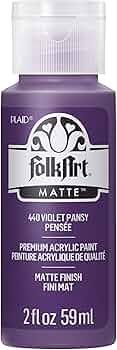 FolkArt Acrylic Paint Violet Pansy 2oz by FolkArt - American Made