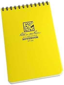 Rite in the Rain Top Spiral Notebook 4" x 6", Universal by Rite in the Rain - American Made