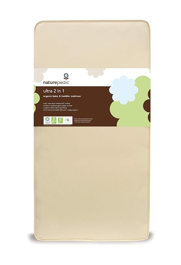 Naturepedic Organic Crib Mattress 2-in-1 Ultra by Naturepedic - American Made