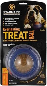 Starmark Everlasting Treat Ball Dog Toy, Large by Starmark Pet Products - American Made