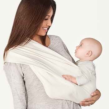New Native Baby Wrap Carrier Organic Cotton Natural Medium by New Native - American Made