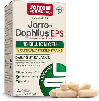 Jarrow Formulas Jarro-Dophilus 10 Billion CFU 120 Capsules by Jarrow Formulas - American Made