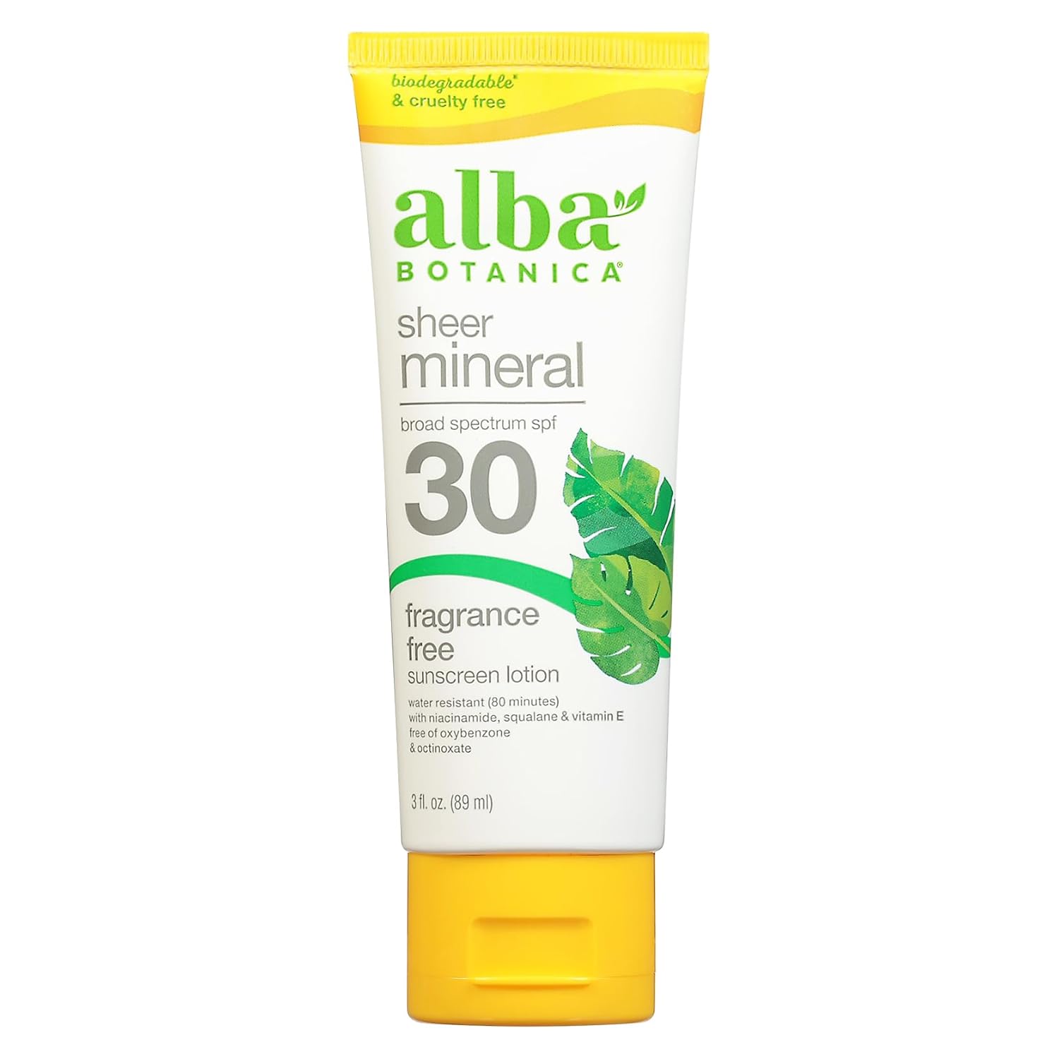 Alba Botanica Sensitive Mineral Sunscreen SPF 30 3oz by Alba Botanica - American Made