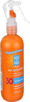 Kiss My Face Sun Spray Lotion Sunscreen SPF 30 8oz by Kiss My Face - American Made