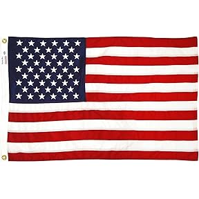 Valley Forge American Flag 2.5ft x 4ft Sewn Nylon Flag by Valley Forge Flag - American Made