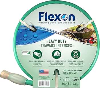 Flexon 5/8 Inch x 100 Foot Forever Heavy Duty Garden Hose by Flexon - American Made
