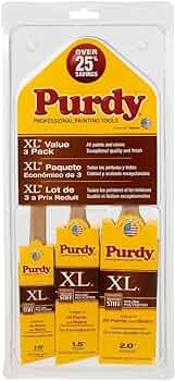 Purdy 140853100 XL Brush 3 Pack Made in USA by Purdy - American Made