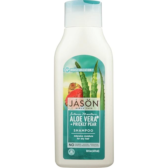 Jason Natural Intense Moisture Aloe Vera + Prickly Pear Shampoo 16oz by Jason Natural - American Made