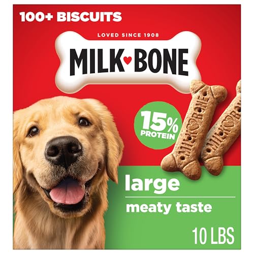 Milk-Bone Original Biscuits Large Dog Treats, 10 Lb. by Milk-Bone - American Made