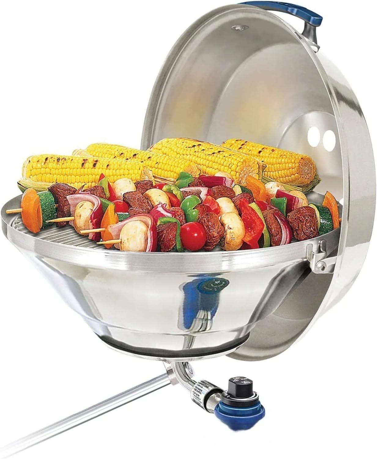 Magma A10-215 Marine Kettle Portable Gas Grill Stainless Steel by Magma Products - American Made