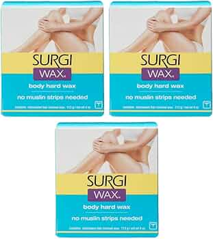 Surgi Wax Body Hard Wax 3-Pack by Surgi Wax - American Made