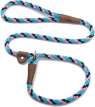 Mendota Pet Slip Leash Starbright 1/2in x 6ft by Mendota Products - American Made