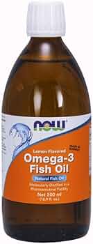 NOW Foods Omega-3 Fish Oil Liquid, Lemon Flavored, 16.9 fl. oz. by NOW Foods - American Made