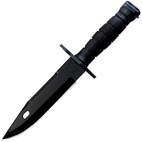 Ontario Knife Company, M9 Bayonet and Scabbard, Black , Overall Length: 12.25" by Ontario Knife Company - American Made
