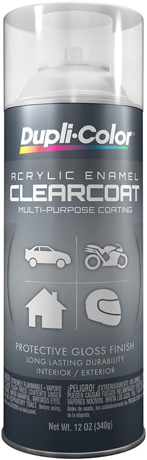 Dupli-Color DA1692 Multi-Purpose Acrylic Enamel Crystal Clear 12oz by Dupli-Color - American Made