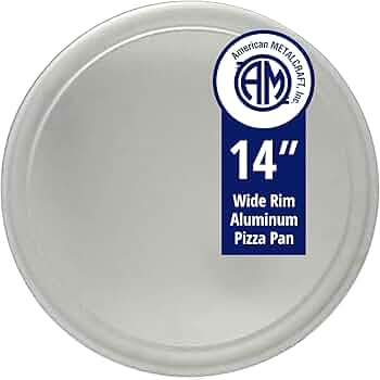 American Metalcraft TP14 Wide Rim Pizza Pan 14 inch by American Metalcraft - American Made