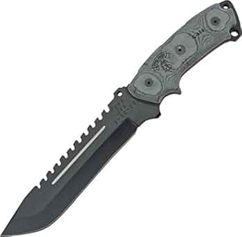 TOPS Knives TP107C-BRK Steel Eagle Fixed Blade Tactical Knife by TOPS Knives - American Made
