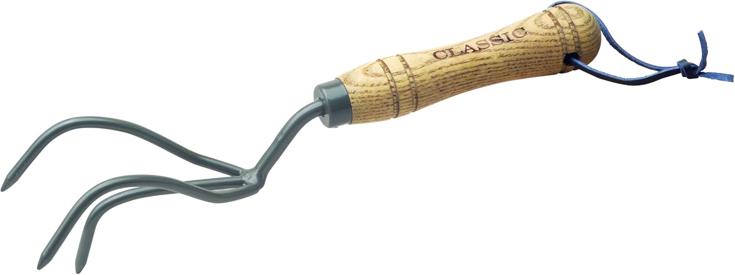 Flexrake Classic Hand Cultivator with Oak Handle by Flexrake - American Made