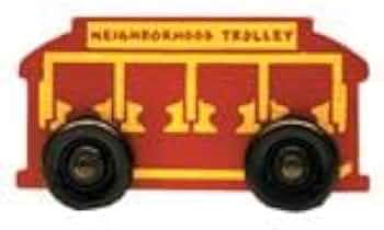 Holgate Toys Mister Rogers Wooden Track Trolley by Holgate Toys - American Made