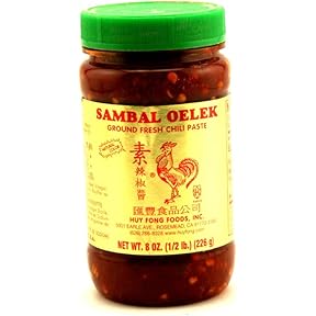 Huy Fong Sambal Oelek Ground Fresh Chili Paste 8 Oz by Huy Fong Foods - American Made