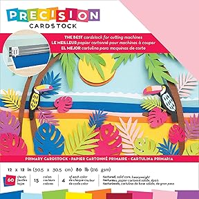 American Crafts 12x12 White Cardstock Pack 60 Sheets by American Crafts - American Made