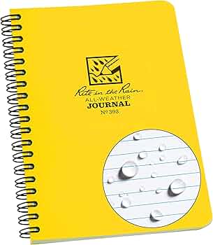Rite in the Rain Weatherproof Side Spiral Notebook 4.625x7 by Rite in the Rain - American Made