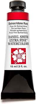 Daniel Smith Extra Fine Watercolor 15ml Quinacridone Rose by Daniel Smith - American Made