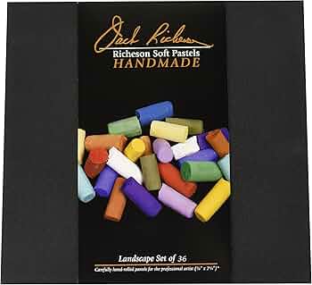 Jack Richeson Signature Set of 36 Landscape Handmade Soft Pastels by Jack Richeson - American Made
