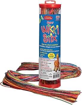 Super WikkiStix 48-Pack 3-Foot Jumbo Yarn Stix by WikkiStix - American Made