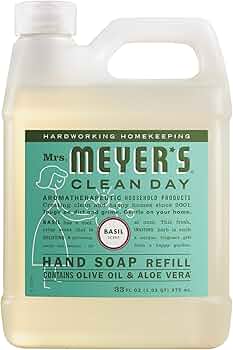 Mrs. Meyer's Clean Day Hand Soap Refill Basil