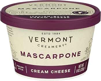 Vermont Creamery Mascarpone Italian Style Cream Cheese 8 Oz by Vermont Creamery - American Made