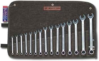 Wright Tool 758 Metric Combination Wrench Set