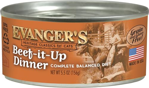 Evanger's Heritage Classics Beef It Up Dinner for Cats, 5.5oz, 24-Pack by Evanger's - American Made
