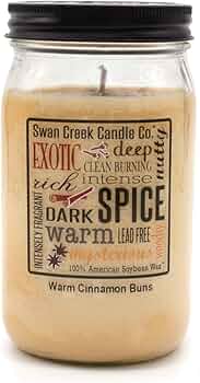 Swan Creek Candle Fresh Linen Soy Candle, 24 oz by Swan Creek Candle - American Made