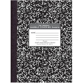 Roaring Spring Signature Collection Composition Notebook Hardcover Grid Graph 80 Sheets by Roaring Spring Paper Products - American Made