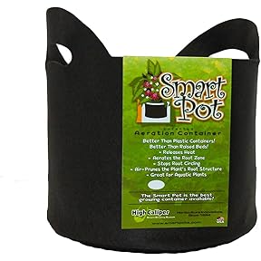 Smart Pots 10-Gallon Soft-Sided Fabric Container, Black by Smart Pot - American Made