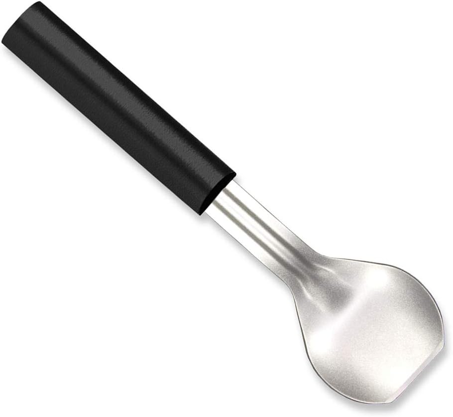 Rada Cutlery Ice Cream Scoop Stainless Steel Black Handle by Rada Cutlery - American Made
